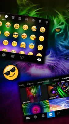 Neon Tiger Theme android App screenshot 0