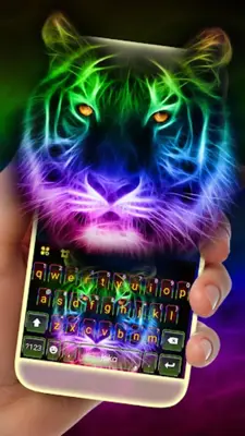 Neon Tiger Theme android App screenshot 1